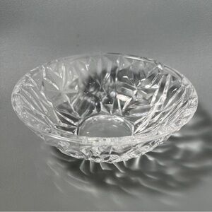 Tiffany & Co. Rock Cut Crystal Dish